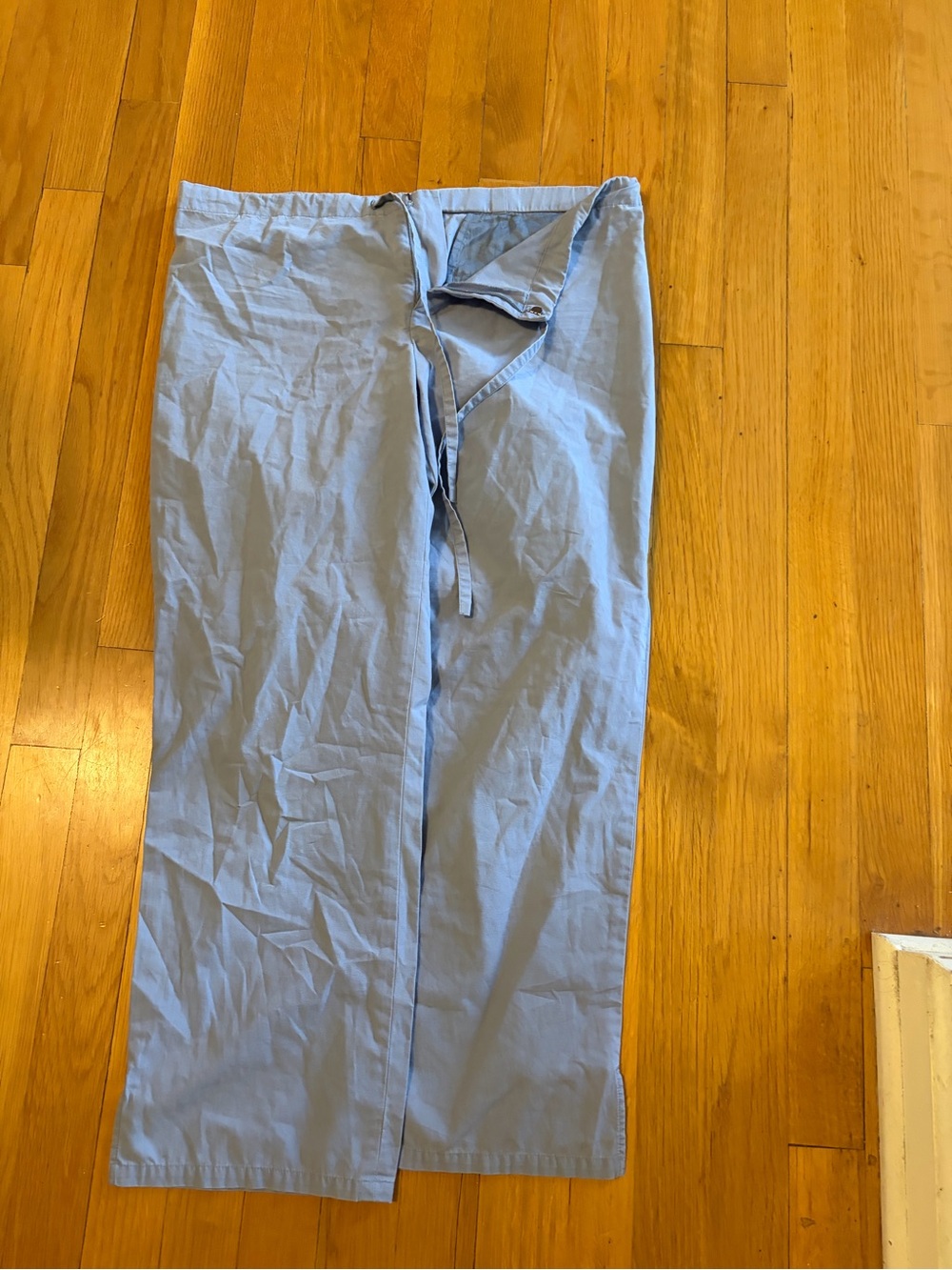 Banana Republic Light Blue Straight-Leg Pants
